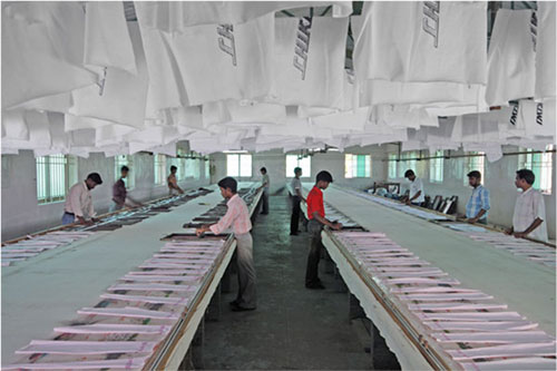 table printing unit